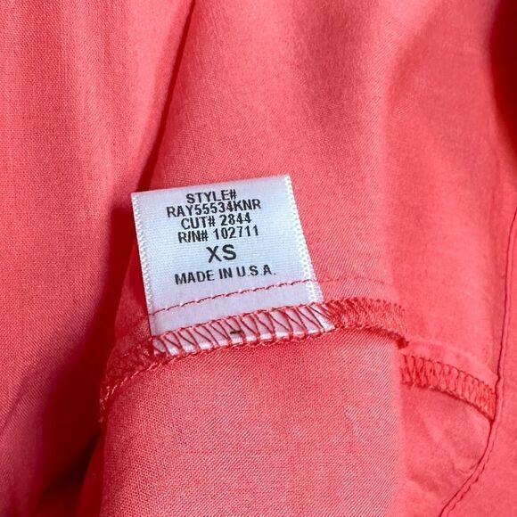 NWT Nordstrom x Gibson Lightweight Collared Sleeveless V-neck Pullover Blouse XS - Picture 13 of 15